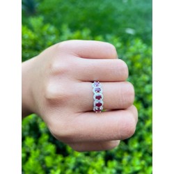 Churumbela Ovales Rubí Con Diamantes – Victoria Fine Jewelry
