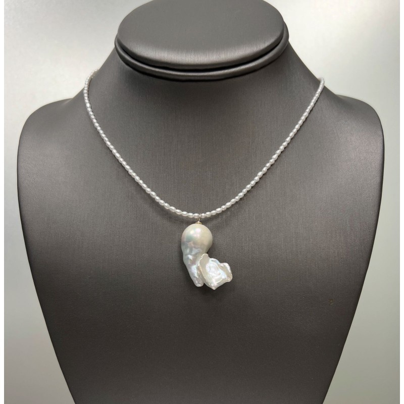 Collar Con Perla Barroca – Victoria Fine Jewelry