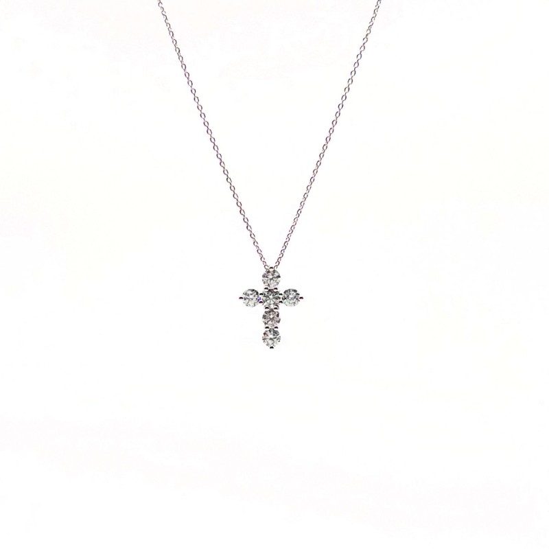 Collar Cruz De Diamantes – Victoria Fine Jewelry