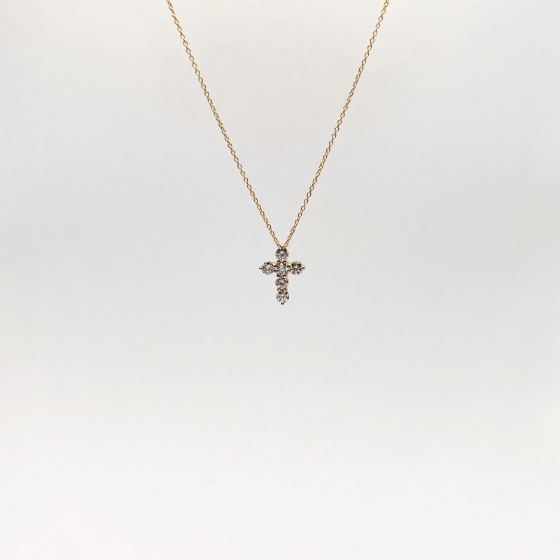 Collar Cruz De Diamantes – Victoria Fine Jewelry