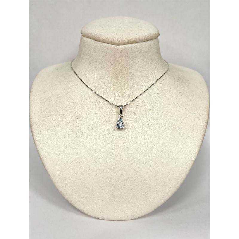 Collar Colores Aguamarina Gota – Victoria Fine Jewelry