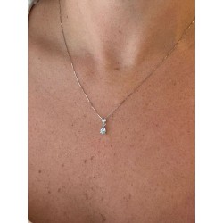 Collar Colores Aguamarina Gota – Victoria Fine Jewelry