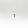 Collar Cruz De Rubíes – Victoria Fine Jewelry