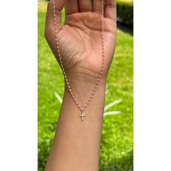 Collar Cruz De Zirconias – Victoria Fine Jewelry