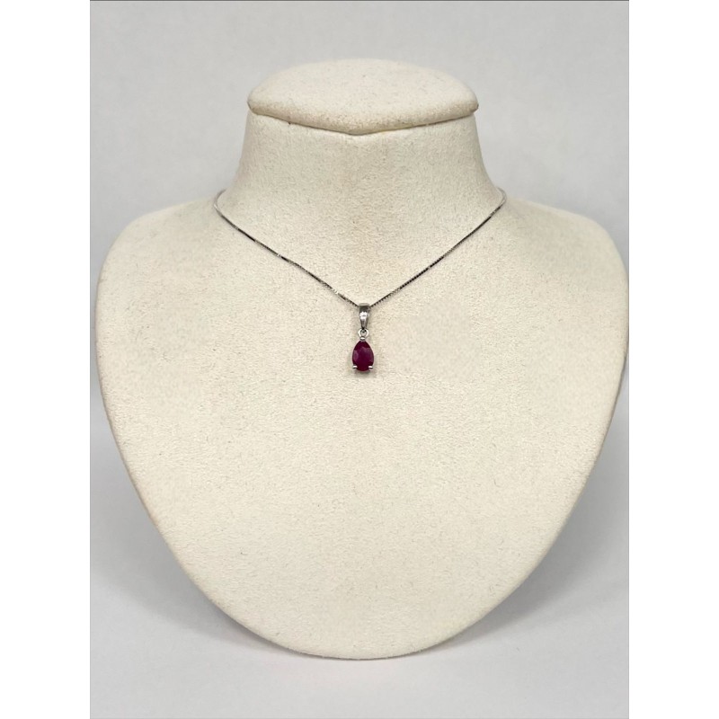Collar Colores Rubí Gota – Victoria Fine Jewelry
