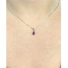 Collar Colores Rubí Gota – Victoria Fine Jewelry