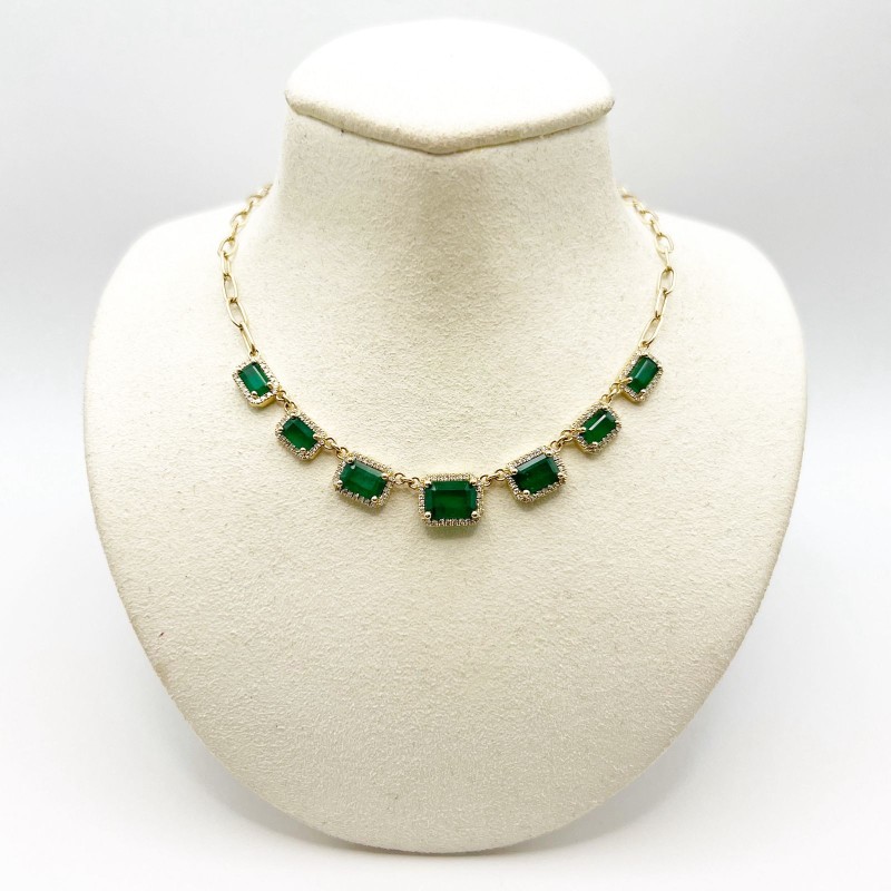 Collar De Esmeraldas y Diamantes – Victoria Fine Jewelry