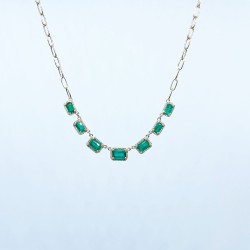 Collar De Esmeraldas y Diamantes – Victoria Fine Jewelry