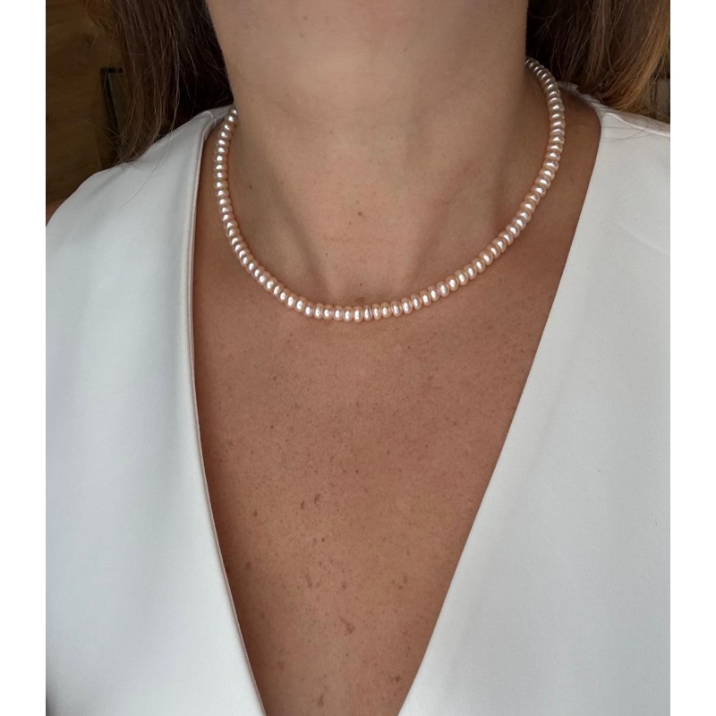 Collar De Perla Botón Broche 10K – Victoria Fine Jewelry