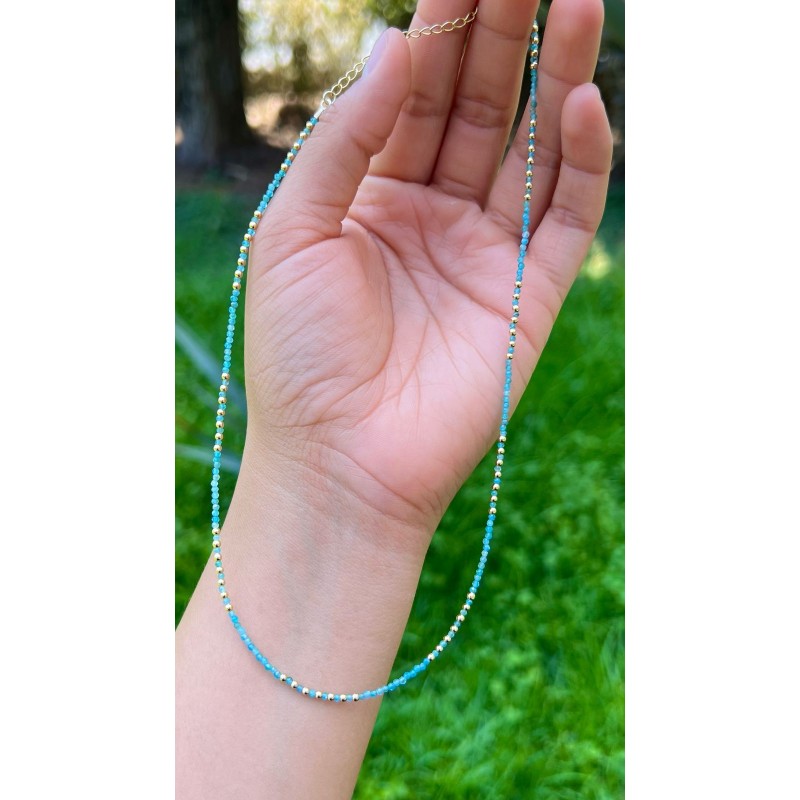 Collar De Plata y Aguamarina – Victoria Fine Jewelry