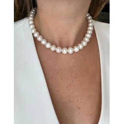 Collar Perla Barroca Blanca 13 MM – Victoria Fine Jewelry