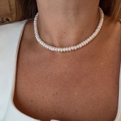 Collar Perla Botón – Victoria Fine Jewelry