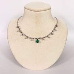 Collar Esmeralda Con Diamantes – Victoria Fine Jewelry