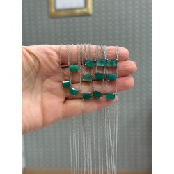 Collar Esmeralda Solitaria – Victoria Fine Jewelry