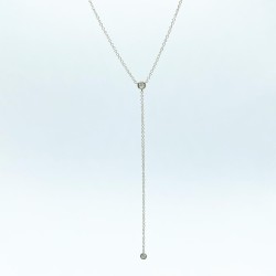 Collar Lariat Con Diamantes – Victoria Fine Jewelry