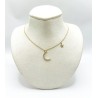 Collar Luna con Estrella de Diamante – Victoria Fine Jewelry