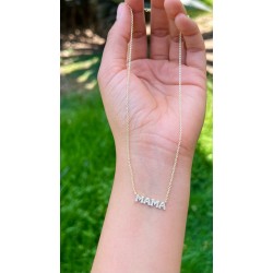 Collar Mamá Con Zirconias – Victoria Fine Jewelry
