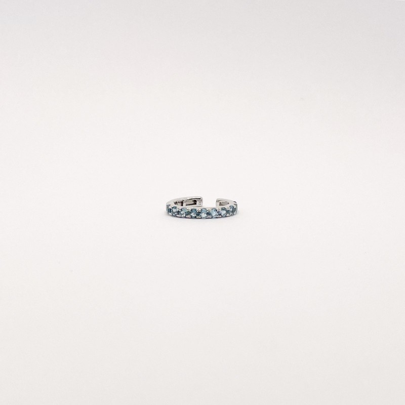 Earcuff De Topacio London Blue – Victoria Fine Jewelry