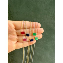 Collar Solitario De Esmeralda – Victoria Fine Jewelry