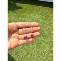 Collar Solitario De Rubí – Victoria Fine Jewelry