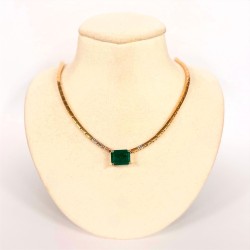 Gargantilla Con Esmeralda – Victoria Fine Jewelry