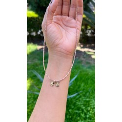 Collar Yellow Stone Con Escapulario – Victoria Fine Jewelry