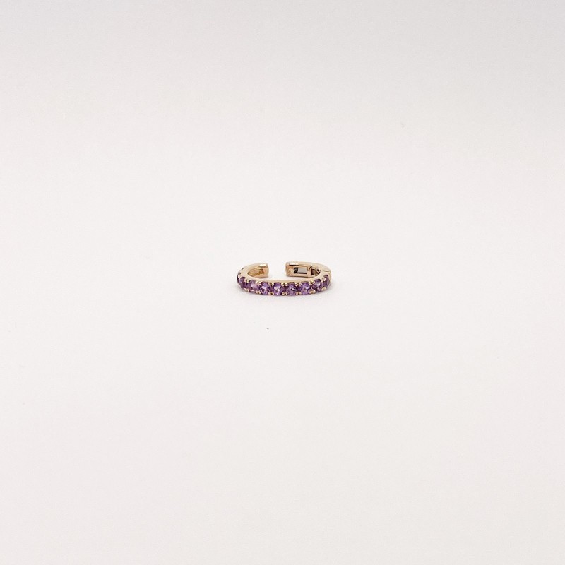 Earcuff De Amatista Rosa – Victoria Fine Jewelry