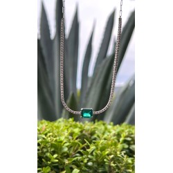 Gargantilla De Esmeralda Con Diamantes – Victoria Fine Jewelry