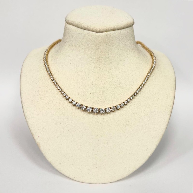 Gargantilla Riviera Media – Victoria Fine Jewelry