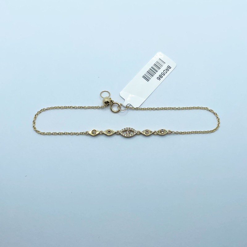 Pulsera Ojo Con Diamantes – Victoria Fine Jewelry