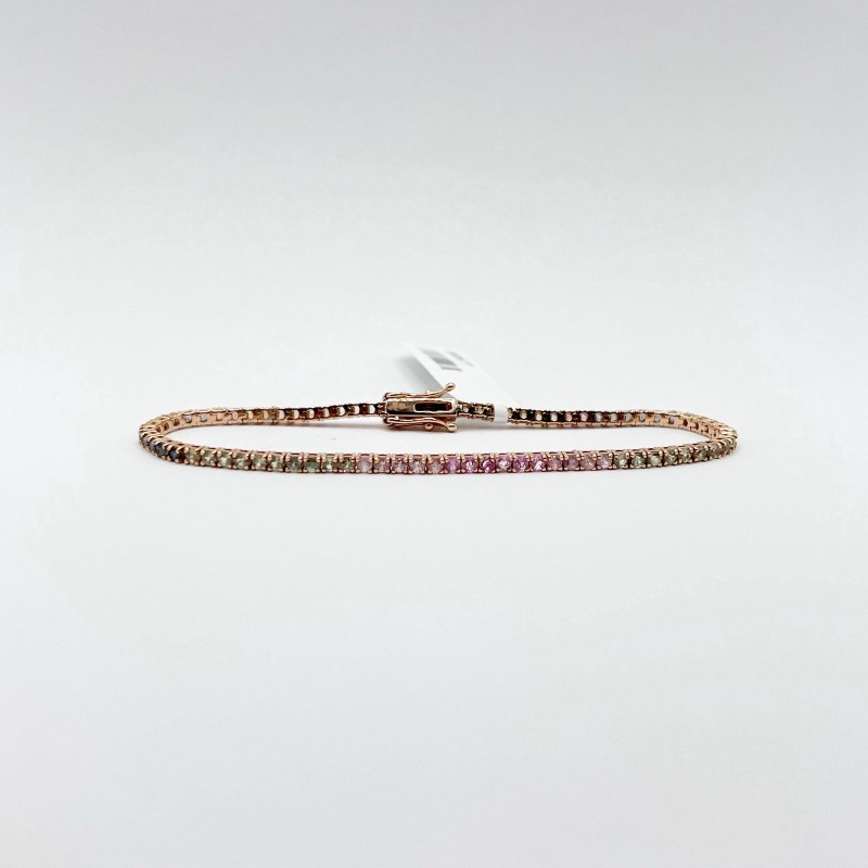 Pulsera Rainbow De Zafiros – Victoria Fine Jewelry