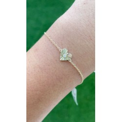 Pulsera Corazón Con Diamante – Victoria Fine Jewelry