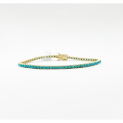 Pulsera Tennis de Turquesa – Victoria Fine Jewelry