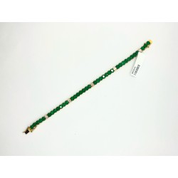 Pulsera de Esmeralda con Diamantes – Victoria Fine Jewelry