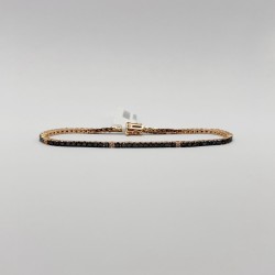 Pulsera Tennis Diamantes Negros – Victoria Fine Jewelry