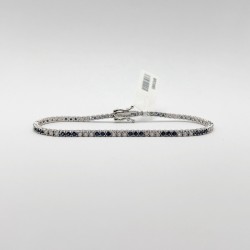 Pulsera Tennis Zafiros y Diamantes – Victoria Fine Jewelry