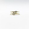 Anillo Doble Con Gota Diamantes – Victoria Fine Jewelry