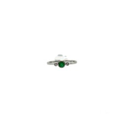 Anillo Con Esmeralda Biselada y Diamantes – Victoria Fine Jewelry