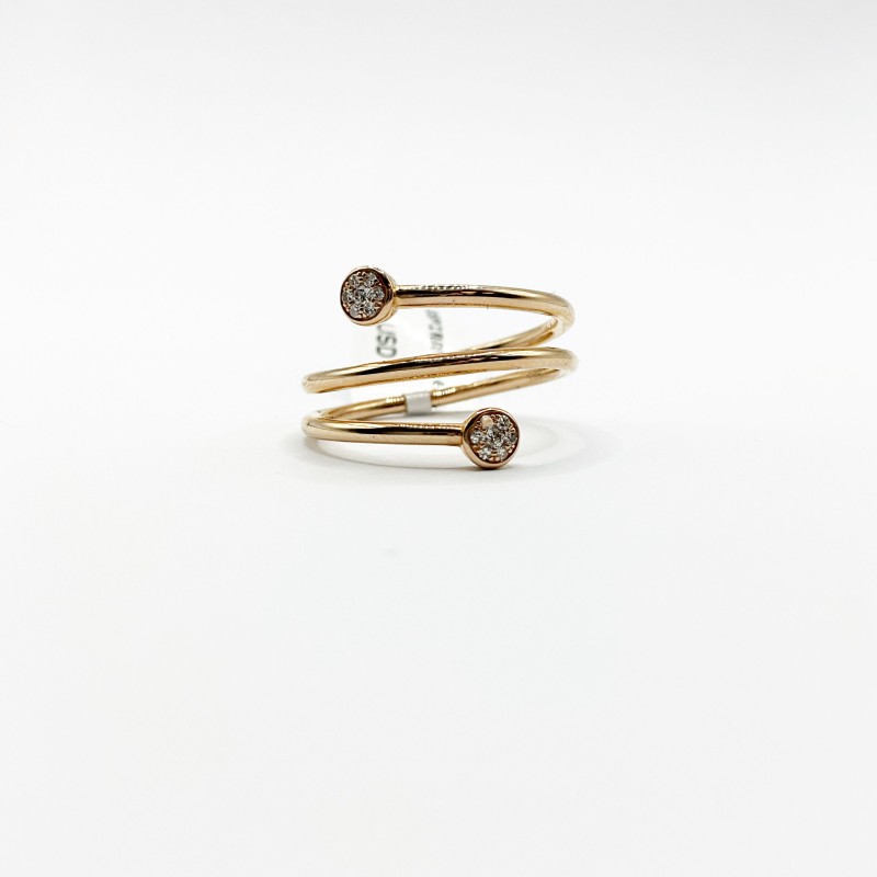 Anillo Espiral Con Diamantes – Victoria Fine Jewelry