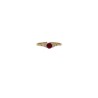 Anillo Con Rubí Redondo y Diamantes – Victoria Fine Jewelry