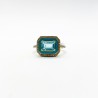 Anillo Con Topacio Azul Esmaltado Con Diamantes – Victoria Fine Jewelry