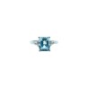 Anillo Cuadro Aguamarina Con Diamantes – Victoria Fine Jewelry