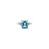 Anillo Cuadro Aguamarina Con Diamantes – Victoria Fine Jewelry