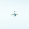 Anillo Cuadro Topacio Azul – Victoria Fine Jewelry