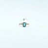 Anillo Cuadro Topacio Azul – Victoria Fine Jewelry