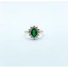 Anillo Lady Di Esmeralda con Diamantes – Victoria Fine Jewelry