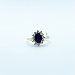 Anillo Lady Di Zafiro con Diamantes – Victoria Fine Jewelry