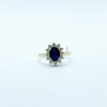 Anillo Lady Di Zafiro con Diamantes – Victoria Fine Jewelry