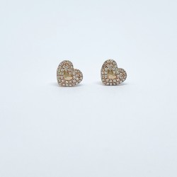 Aretes Corazón Con Diamantes – Victoria Fine Jewelry
