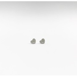 Aretes Corazón Con Diamantes – Victoria Fine Jewelry